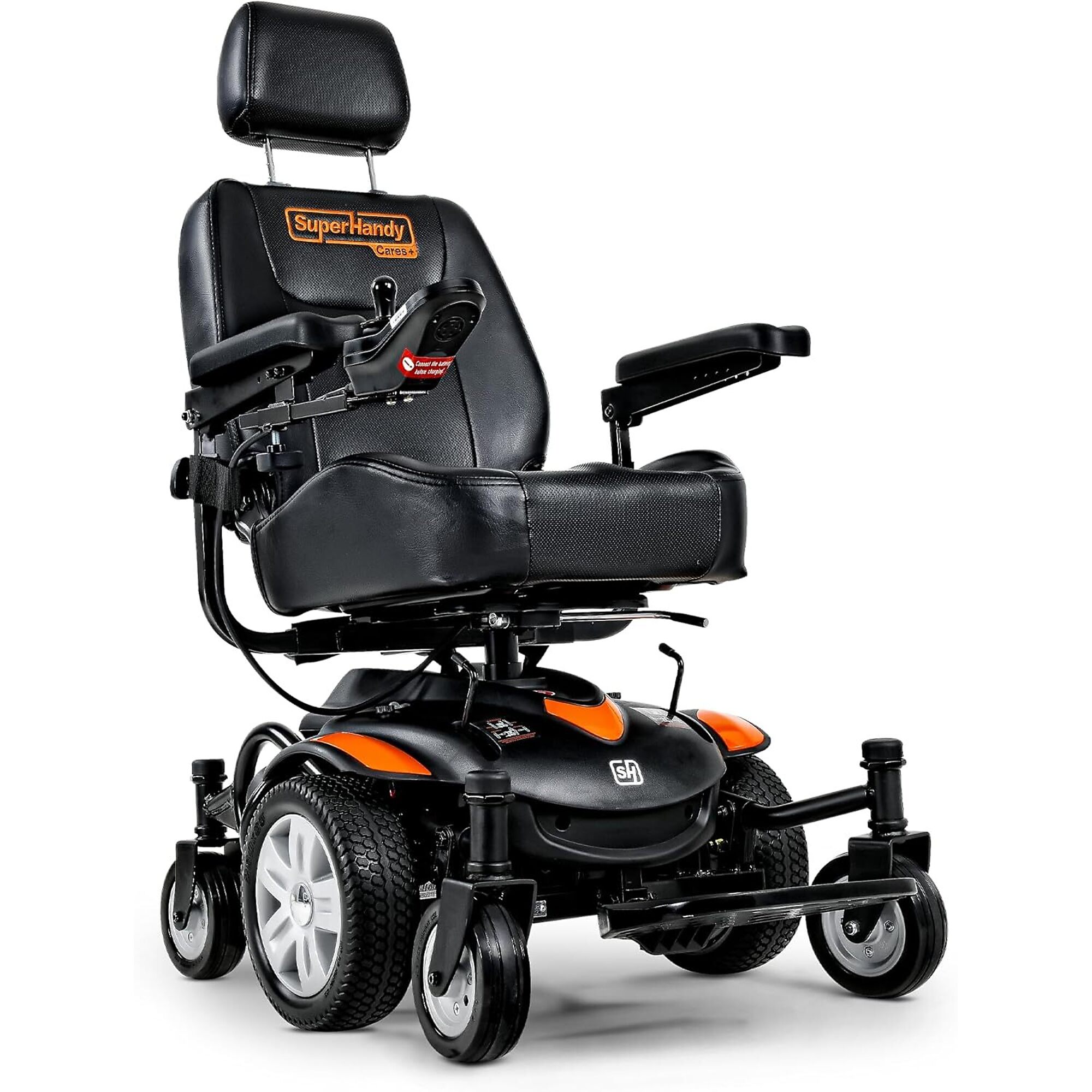 SuperHandy, Power Wheelchair 300 lbs. Capacity Mid-Wheel Drive, Weight Capacity 300 lb, Model# TRI-GUT171